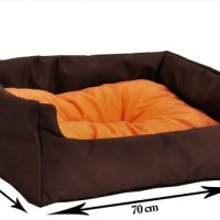 Hundebett-Hundekorb-Aruba-100-Polyester-Braun-II-M-70cmx60-cm-W204-10-0-4