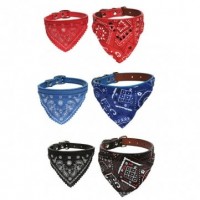 Bheema-Hundehalsband-aus-Leder-Schal-Einstellbare-Puppy-Halstuch-0
