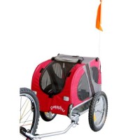 DOGGYHUT-Hundeanhnger-Hunde-Fahrradanhnger-Hundetransporter-MEDIUM-ROT-10115-01-0
