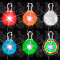 Hunde-Leuchtanhnger-Leuchthalsband-Led-Hundehalsband-LH6-Blinkie-von-Leuchthund-Led-Anhnger-disko-Farbwechselspiel-0-2